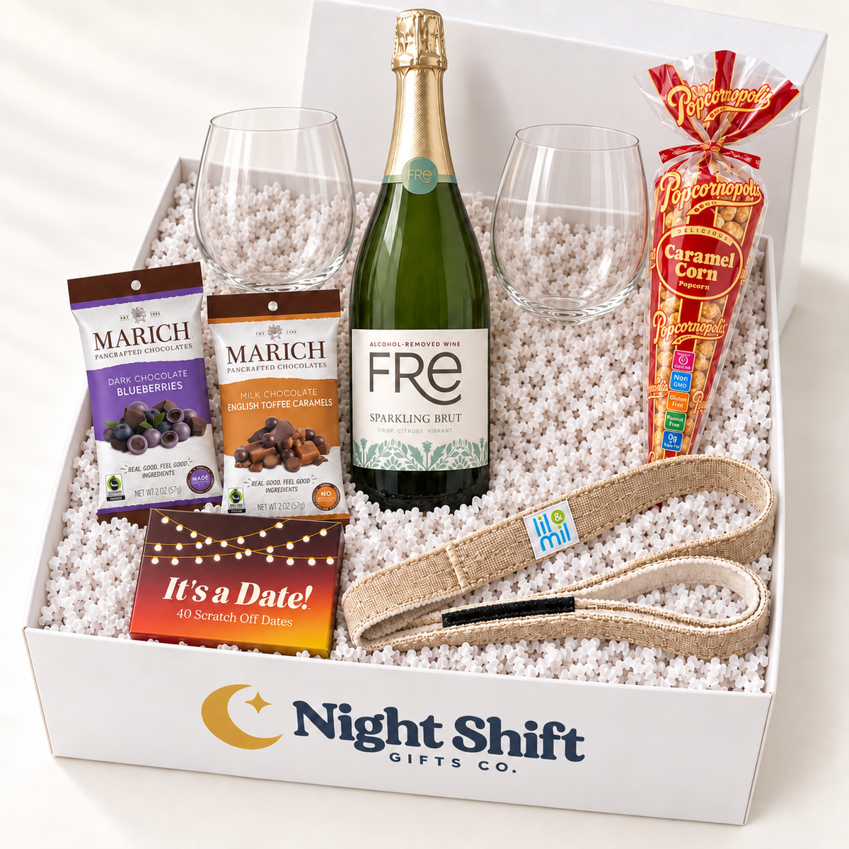 Lights Out Date Night — New Parents Gift Basket